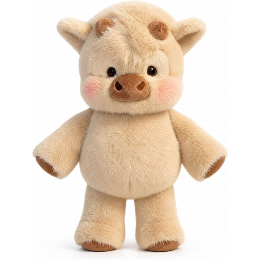 Peluche vaquita que corre contigo